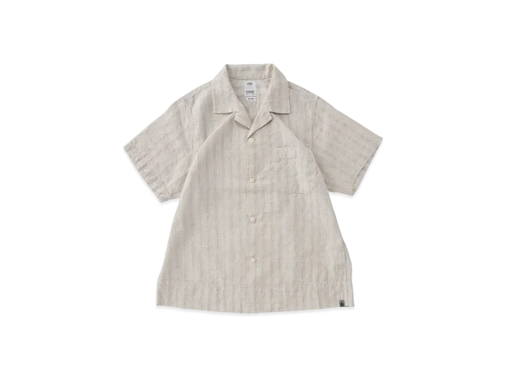 visvim Weber Shirt S/S Stripes "Off White"