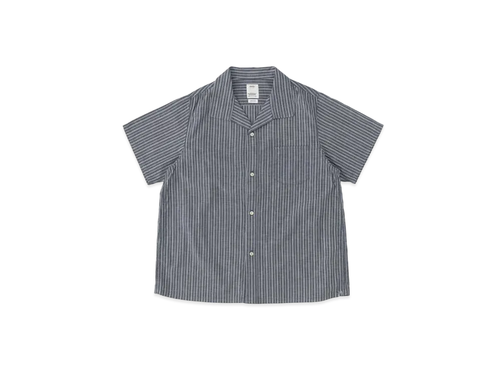 visvim Fairway Chambray S/S (C/SI) "Indigo Stripe"