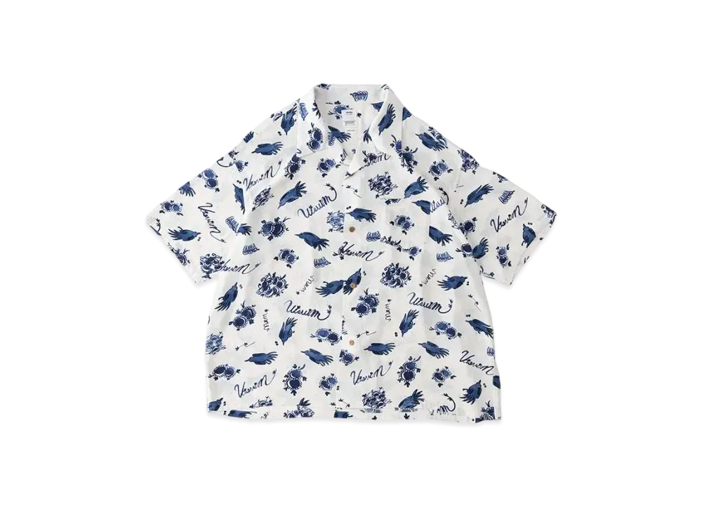 visvim Wallis Shirt S/S Sunnybird "Navy"