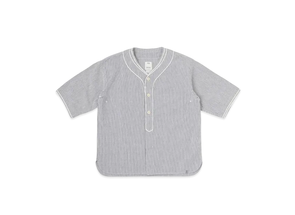 visvim Dugout S/S Seersucker "Navy"