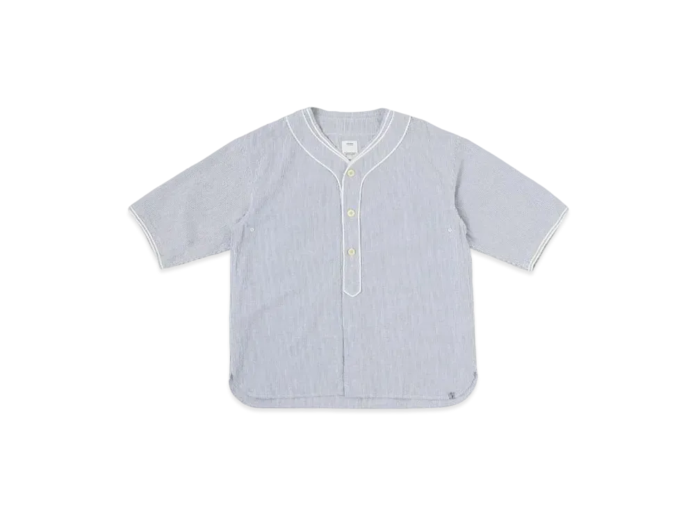 visvim Dugout S/S Seersucker "Blue"