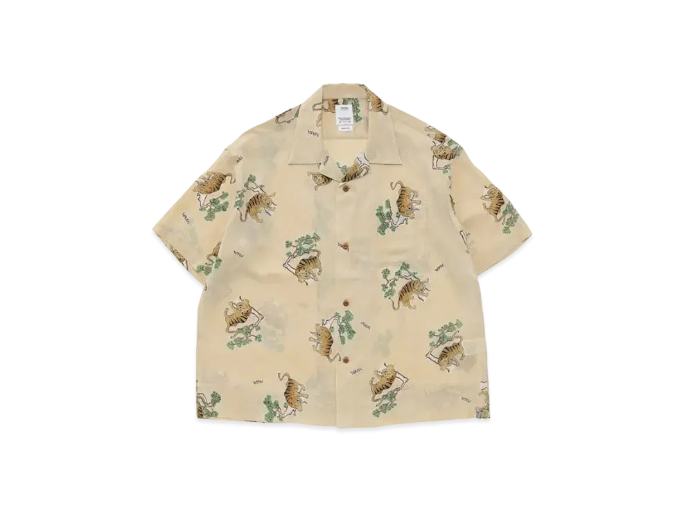 visvim Copa Shirt S/S Tora (Silk) "Yellow"