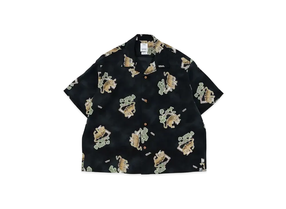 visvim Copa Shirt S/S Tora (Silk) "Black"