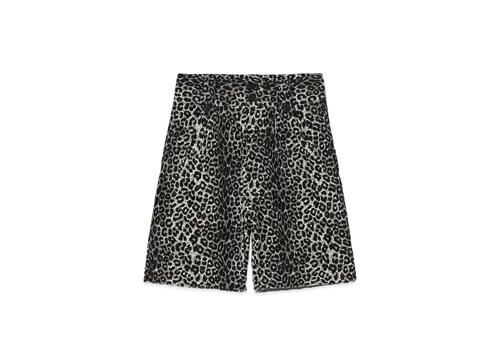 visvim Coronel Shorts Leopard "Grey"