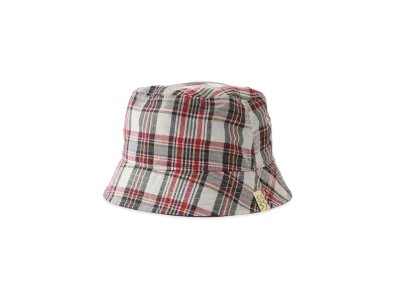 visvim Dome Bucket Hat Madras "Red"