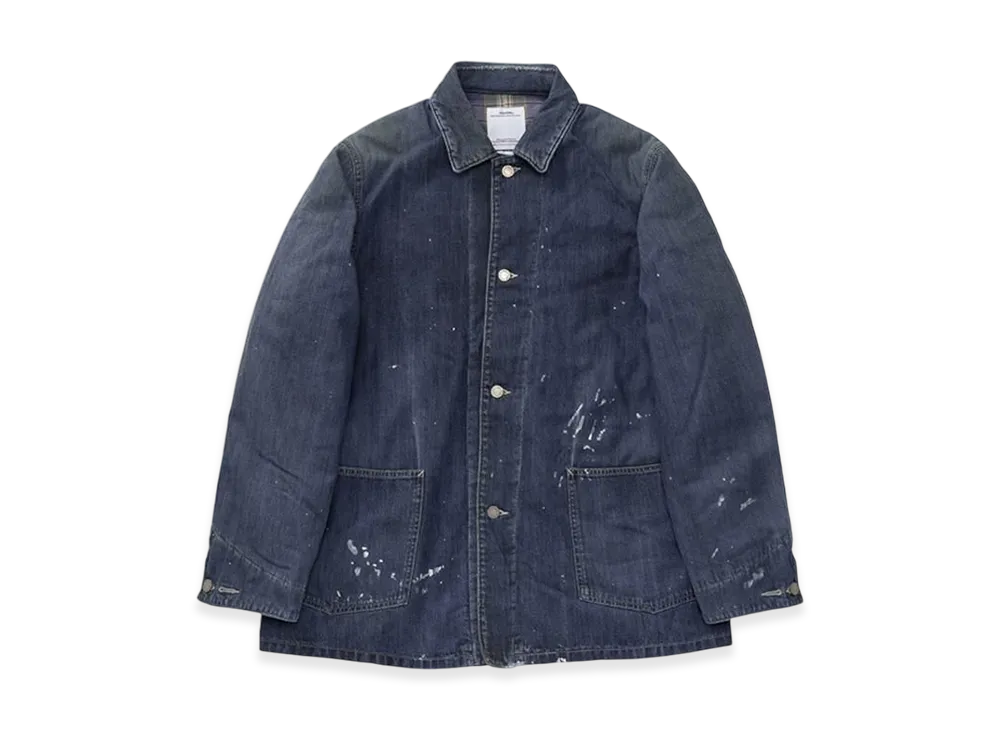 Visvim SS Coverall Down DMGD "Indigo"