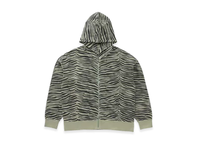 visvim Jumbo SB Hoodie F.Z. Quagga "LT.Green"