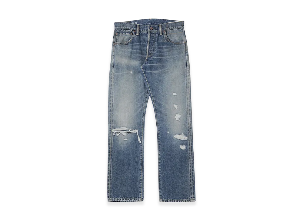 visvim Social Sculpture 01 Slim DMGD-44 "Indigo"