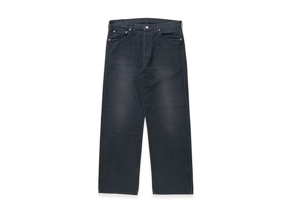 visvim Fluxus 01 Wide G.Cords "Black"