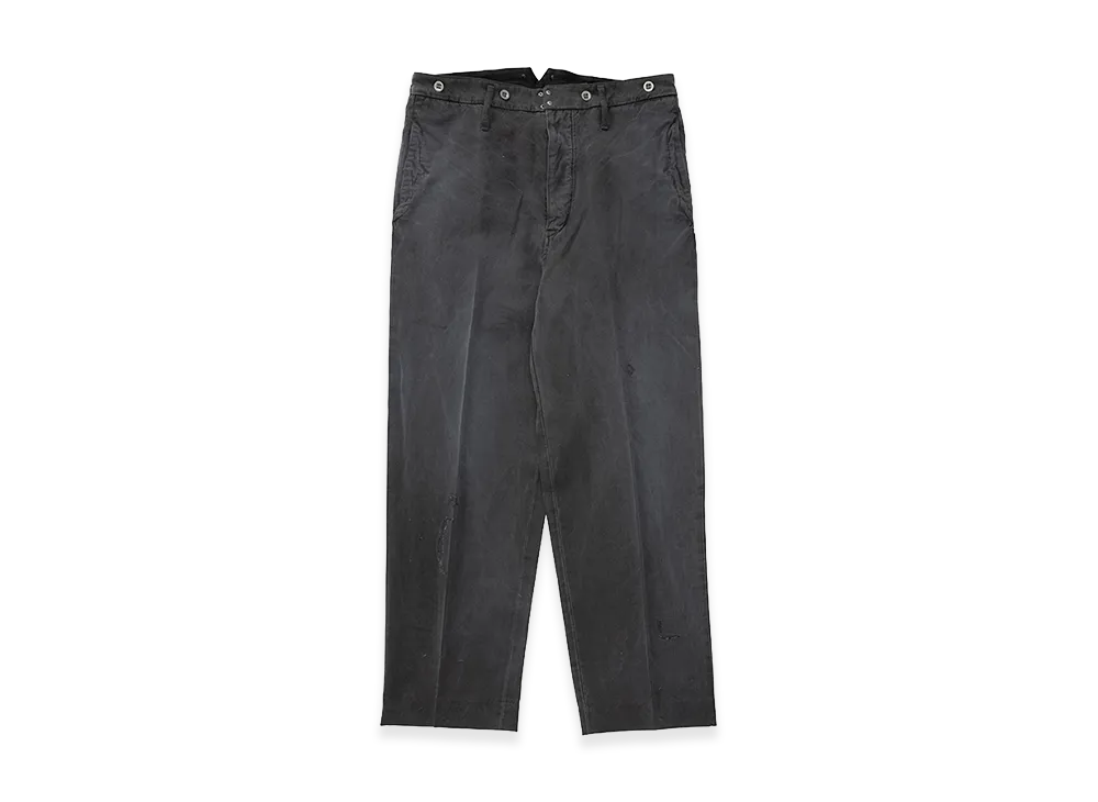 visvim Pastoral HW Pants DMGD "Black"