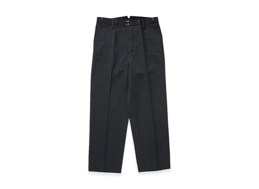 visvim Pastoral HW Slacks Pinstripe "Black"