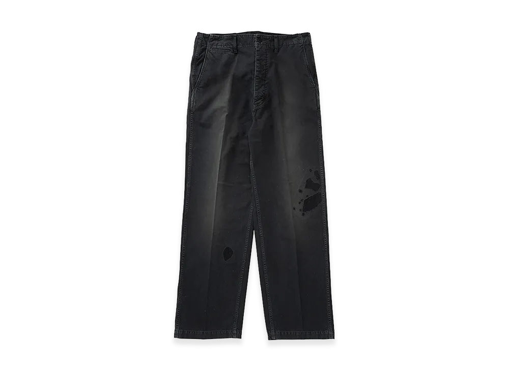 visvim Chino Pants Crash "Black"