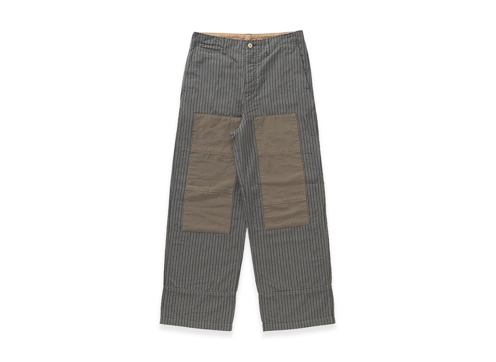 visvim EX Wide Chino Pants Stripe "Beige"