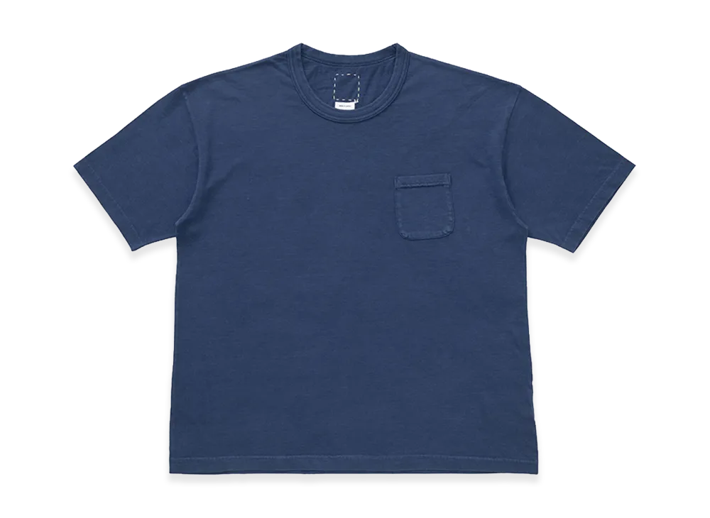 visvim Jumbo Tee S/S DMGD "Navy"