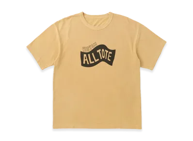 visvim Jumbo Tee S/S DMGD "Yellow"