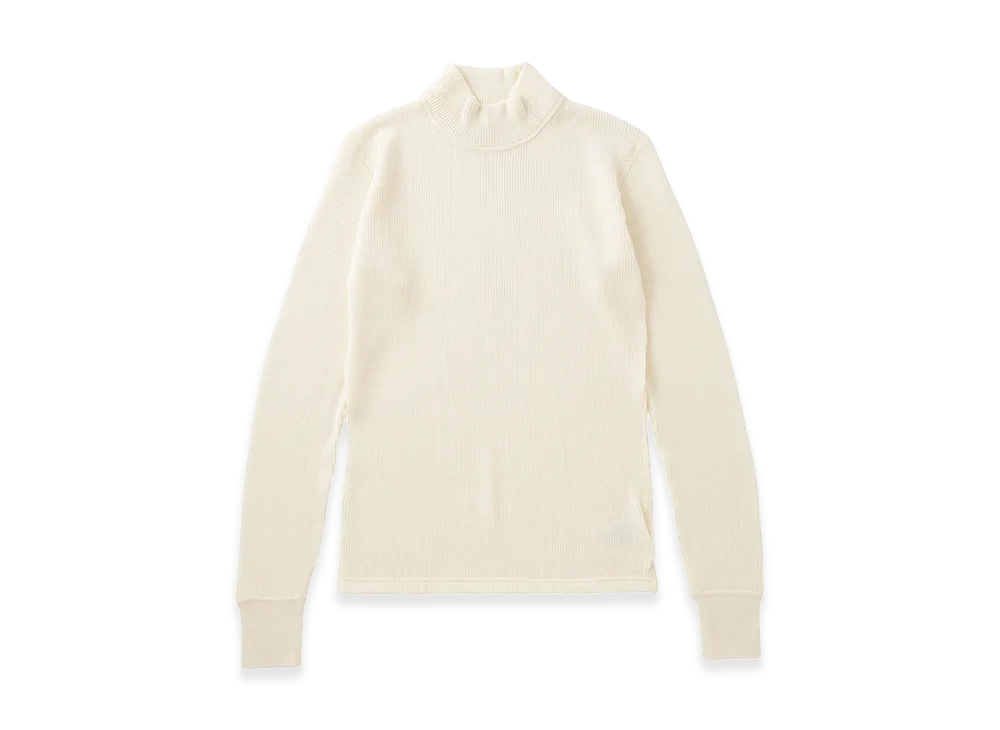 visvim Solar Waffle Skivvy L/S (Superfine) "Off White"