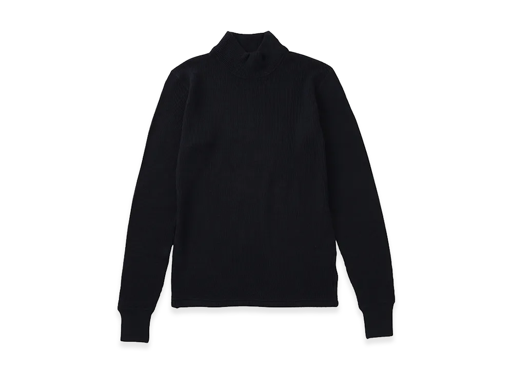 visvim Solar Waffle Skivvy L/S (Superfine) "Navy"