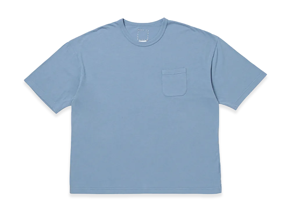 visvim EX Jumbo Tee S/S DMGD "LT.Blue"