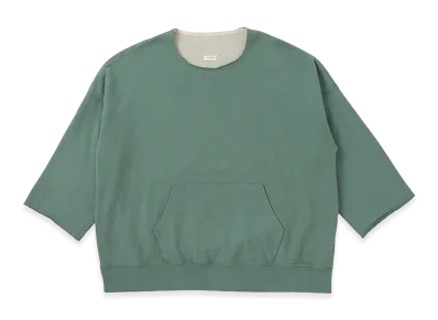 visvim Burrow Dual Sweat DMGD "Green"