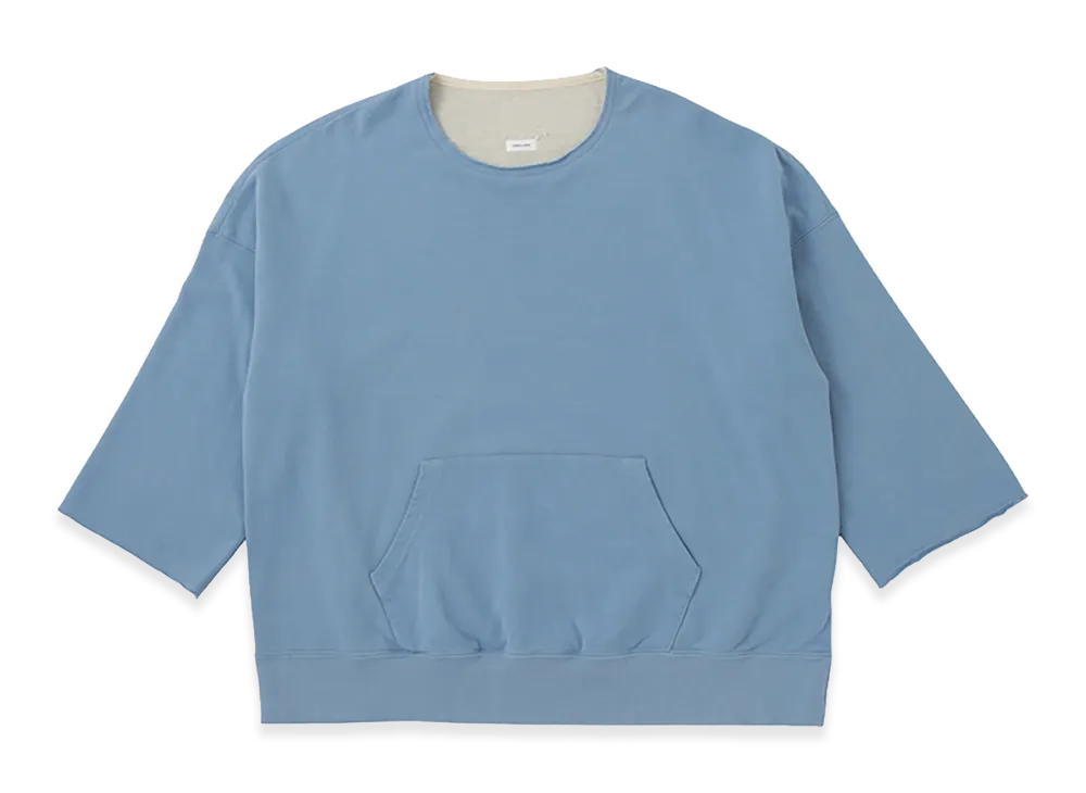 visvim Burrow Dual Sweat DMGD "LT.Blue"