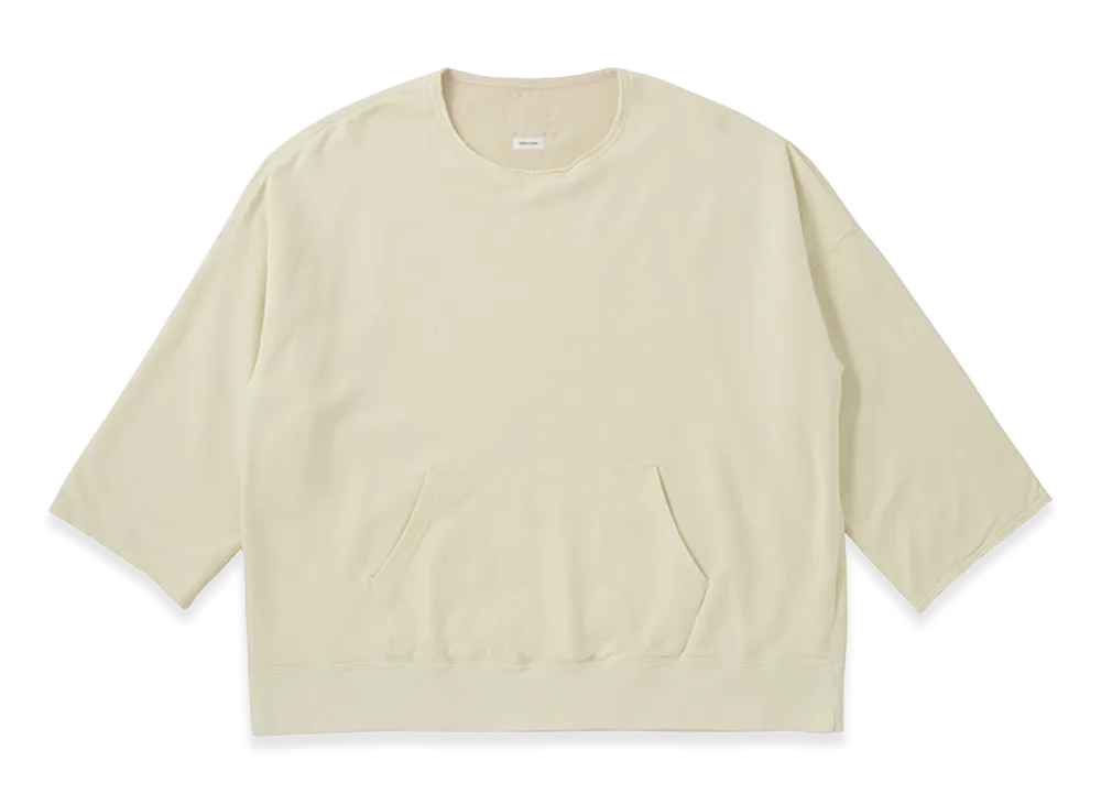 visvim Burrow Dual Sweat DMGD "LT.Yellow"