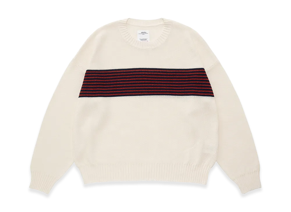 visvim Jumbo SB Knit L/S (Si/C) "Ivory"