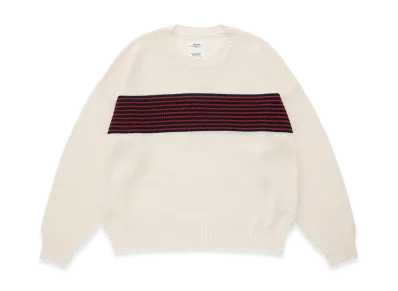 visvim Jumbo SB Knit L/S (Si/C) "Ivory"