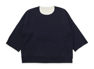 visvim Burrow Dual Sweat (Superfine) "Navy"