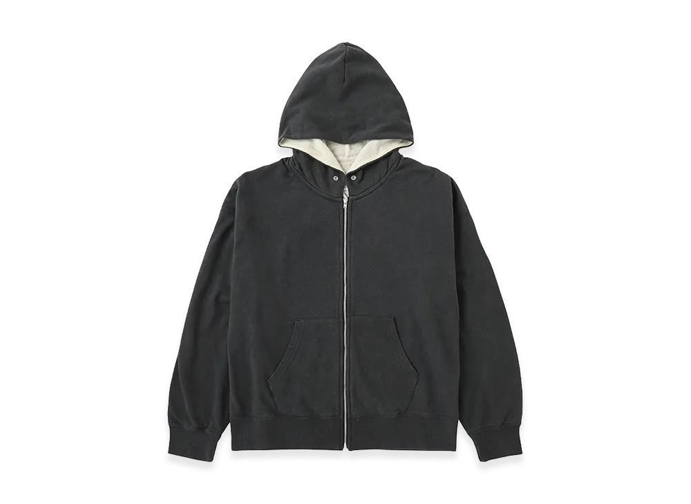 visvim Jumbo SB Dual Hoodie F.Z. DMGD "Black"