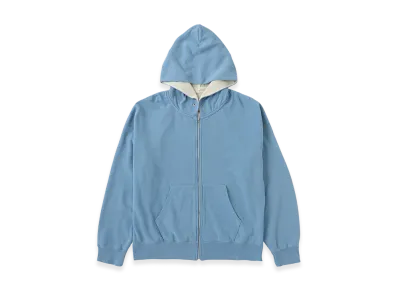 visvim Jumbo SB Dual Hoodie F.Z. DMGD "LT.Blue"