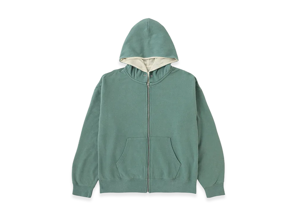 visvim Jumbo SB Dual Hoodie F.Z. DMGD "Green"