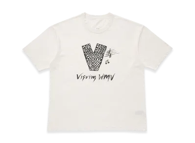 visvim Jumbo Tee S/S V Crash "Off White"