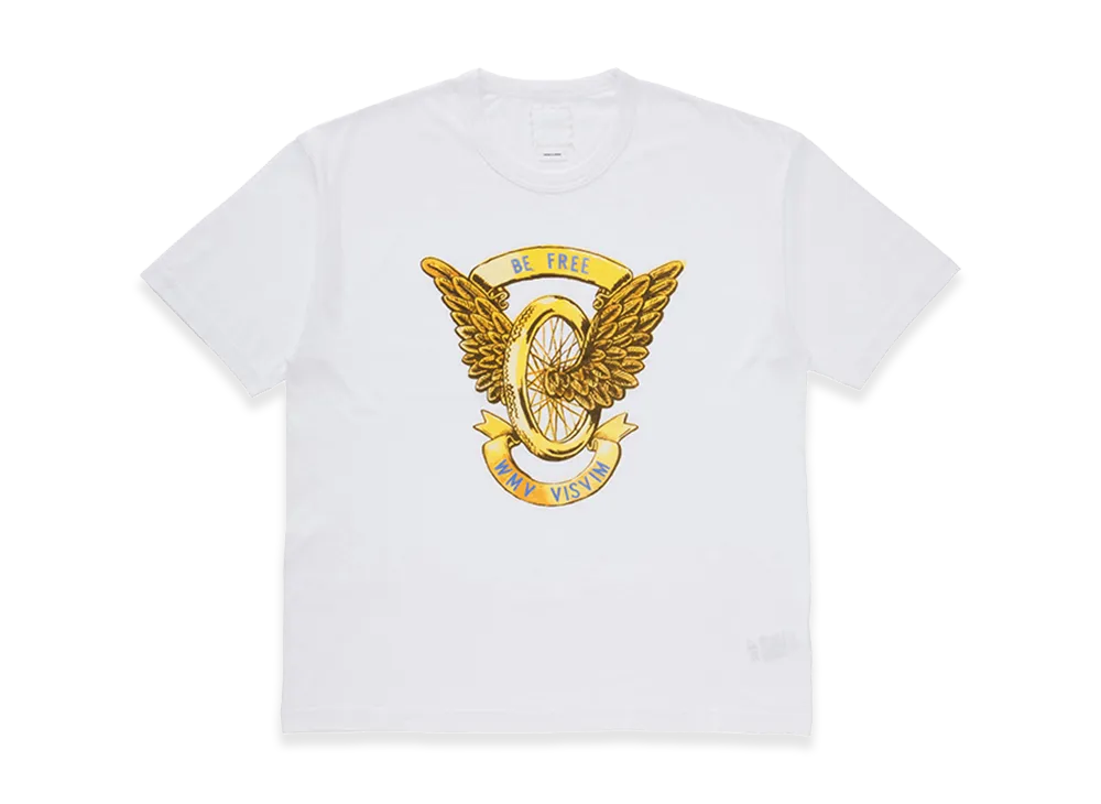 visvim Ultimate Jumbo Tee S/S Be Free "White"