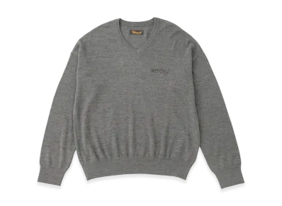 visvim Selmer V-Neck Knit "Grey"