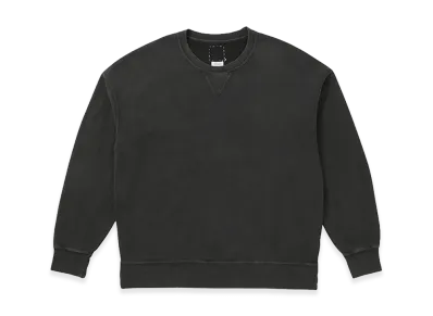 visvim Jumbo SB Sweat L/S DMGD "Black"