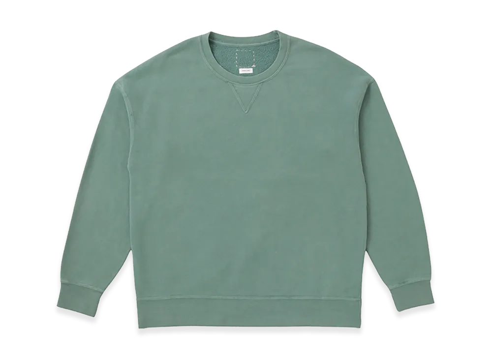 visvim Jumbo SB Sweat L/S DMGD "Green"