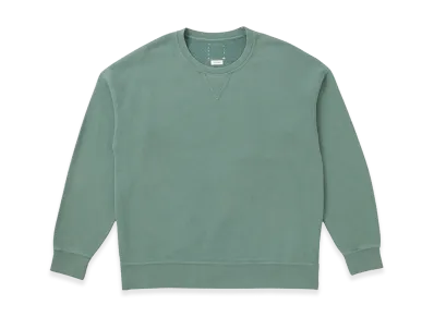 visvim Jumbo SB Sweat L/S DMGD "Green"