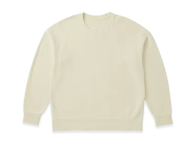 visvim Jumbo SB Sweat L/S DMGD "LT.Yellow"