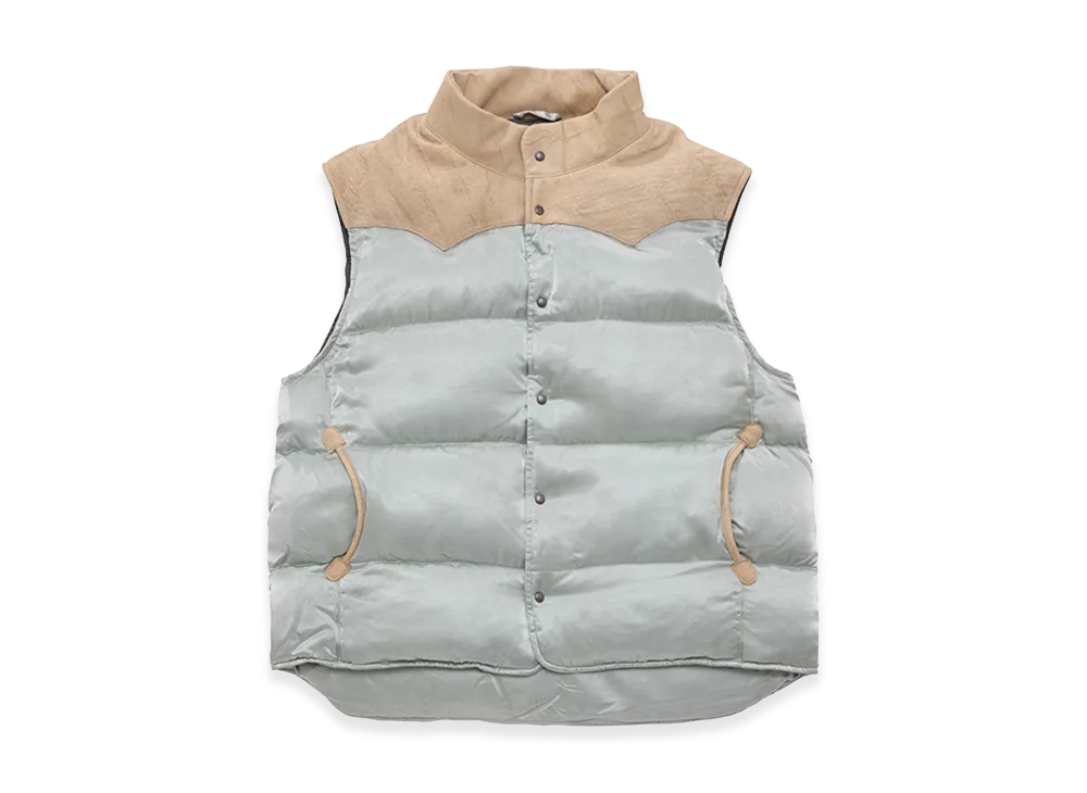 visvim Colter Down Vest "LT.Blue"