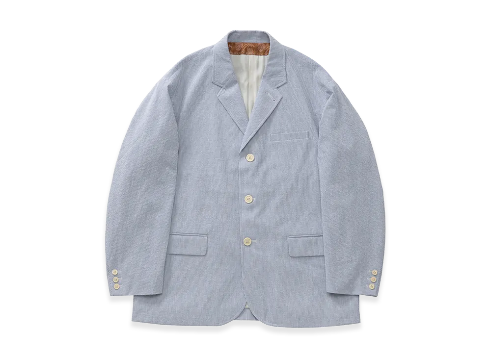 visvim Bowen Blazer Seersucker "Blue"