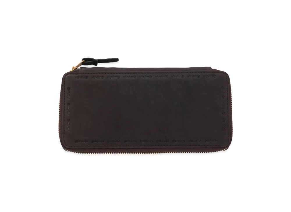 visvim Leather Long Wallet "DK.Brown"