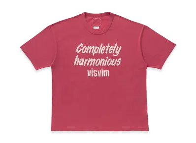 visvim Jumbo Tee S/S Dmgd "Red"