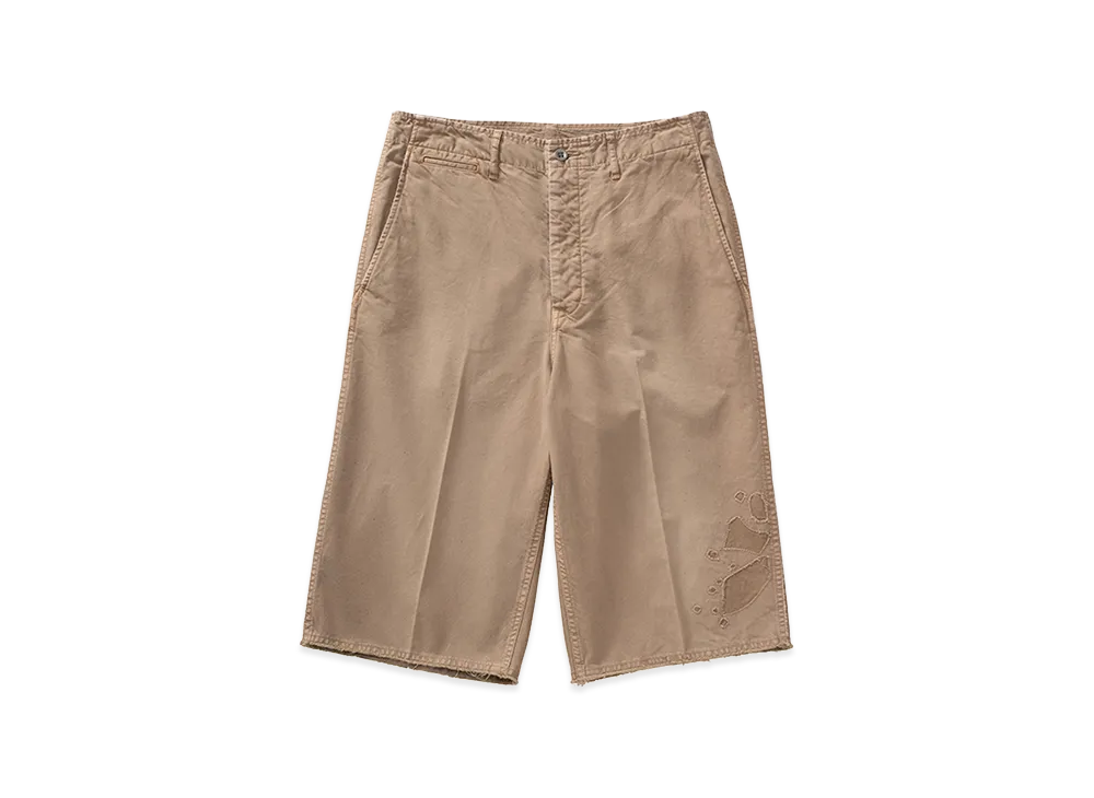 visvim Broader Chino Shorts Crash "Beige"