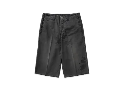 visvim Broader Chino Shorts Crash "Black"