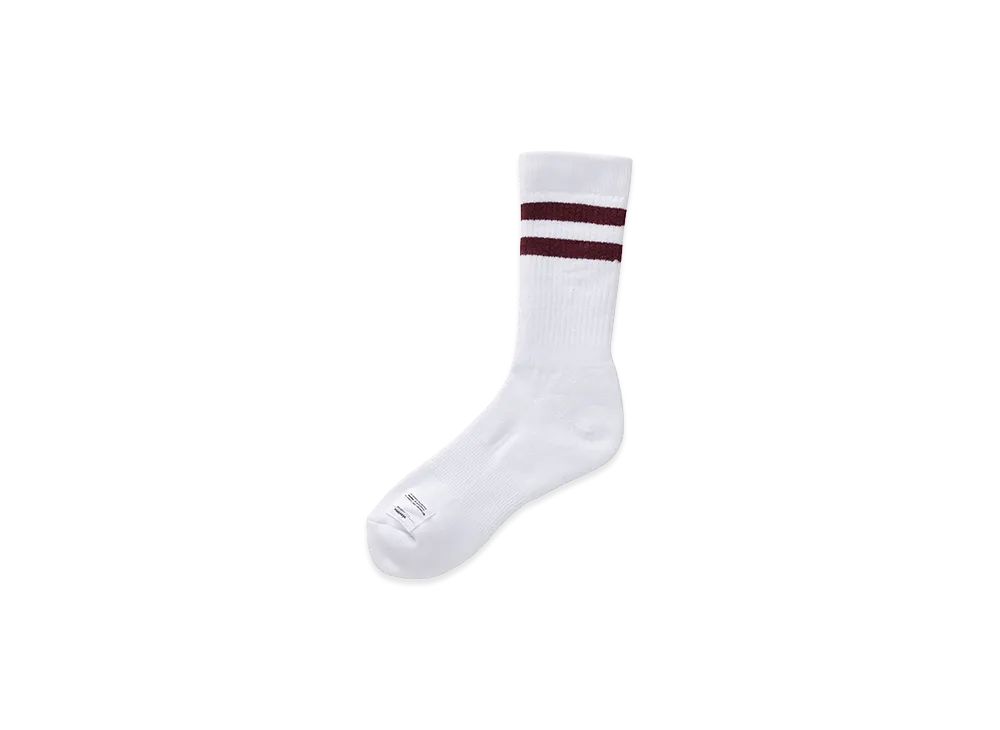 visvim Achilles Socks Hi "Burgundy"