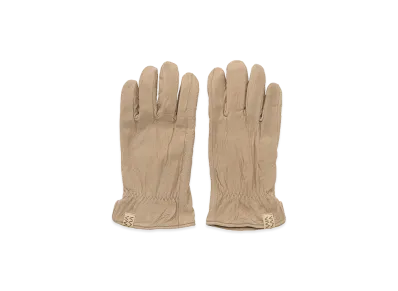 visvim Suede Gloves "Beige"