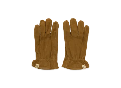 visvim Suede Gloves "Mustard"