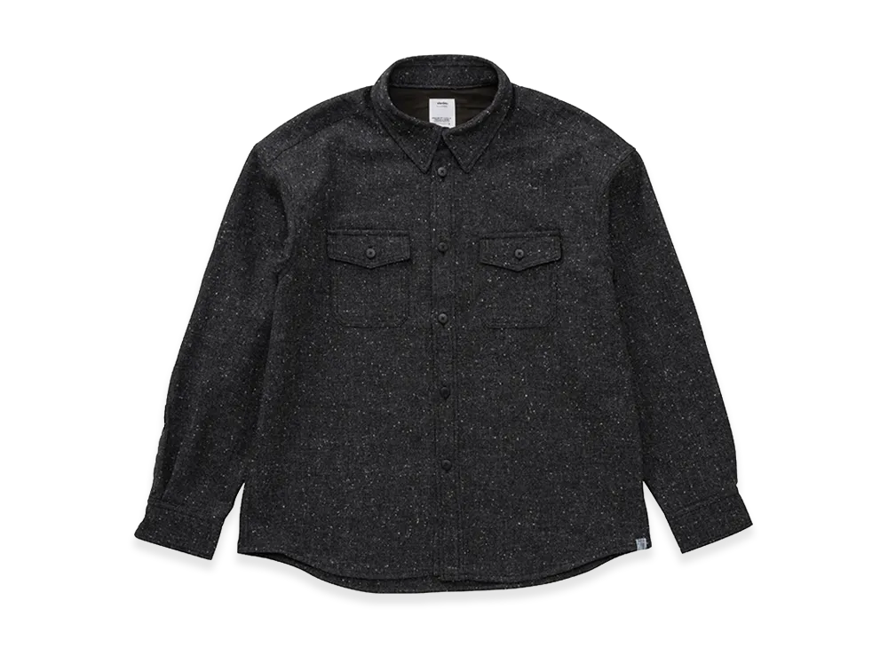 visvim Lumber Tweed L/S "Black"