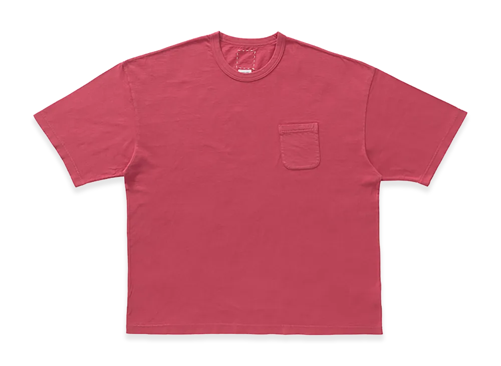 visvim Mondo Tee S/S Dmgd "Red"