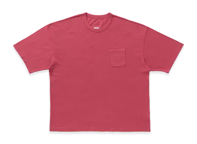 visvim Mondo Tee S/S Dmgd "Red"